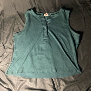 RAW HEM tank top